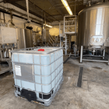 1 Tote of recycled water at Devil's Canyon Brewing Co, ready for brewing