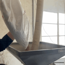 6 Beer ingredients being poured into the barrel