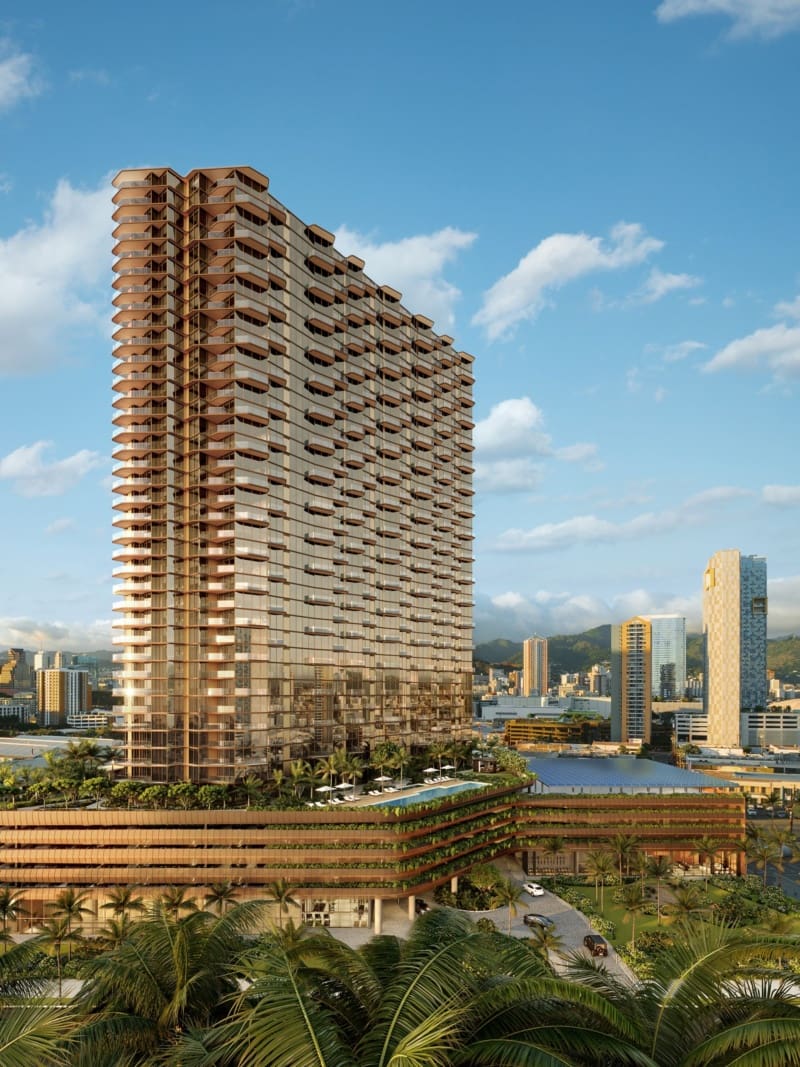 Image of the planned Alia tower in Honolulu, HI