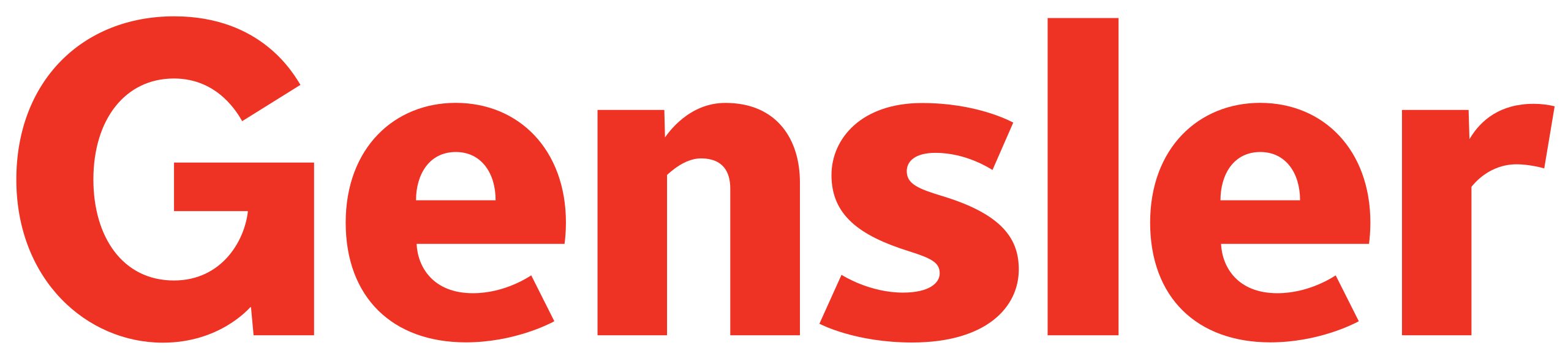 Gensler logo in red