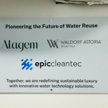 Partners Alagem, Waldorf Astoria Beverly Hills and Epic Cleantec sign