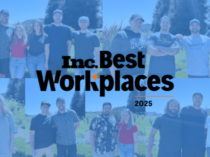 Collage of Epic team photos with the Inc. Best Workplaces 2025 logo on top