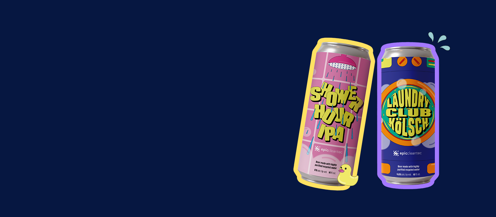 Shower Hour IPA and Laundry Club Kölsch