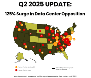 opposing data centers map