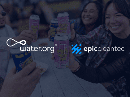 Epic Cleantec partners with Water.org to help expand access to safe water and sanitation worldwide